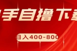 快手自撸下载项目，每天花一个小...