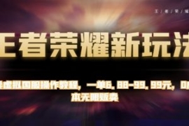 王者荣耀新玩法，卖虚拟国服操作...