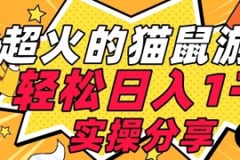 【首发实操教程】轻松日入1K的猫...
